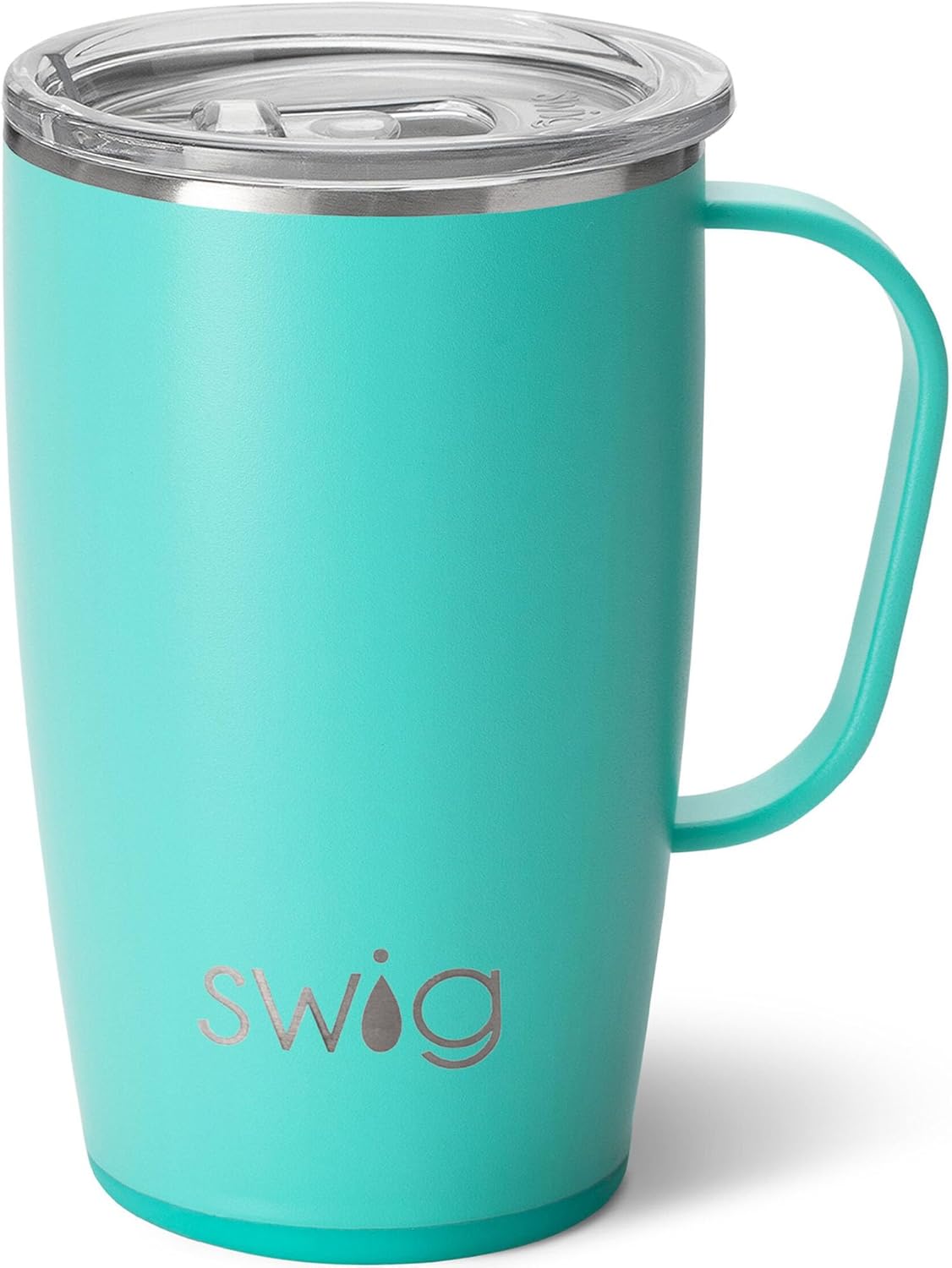 22oz Travel Mug, Insulated Tumbler with Handle and Lid, Cup Holder Friendly, Dishwasher Safe, Stainless Steel, Travel Coffee Cup, Insulated Mug with Lid (Ultra Violet)