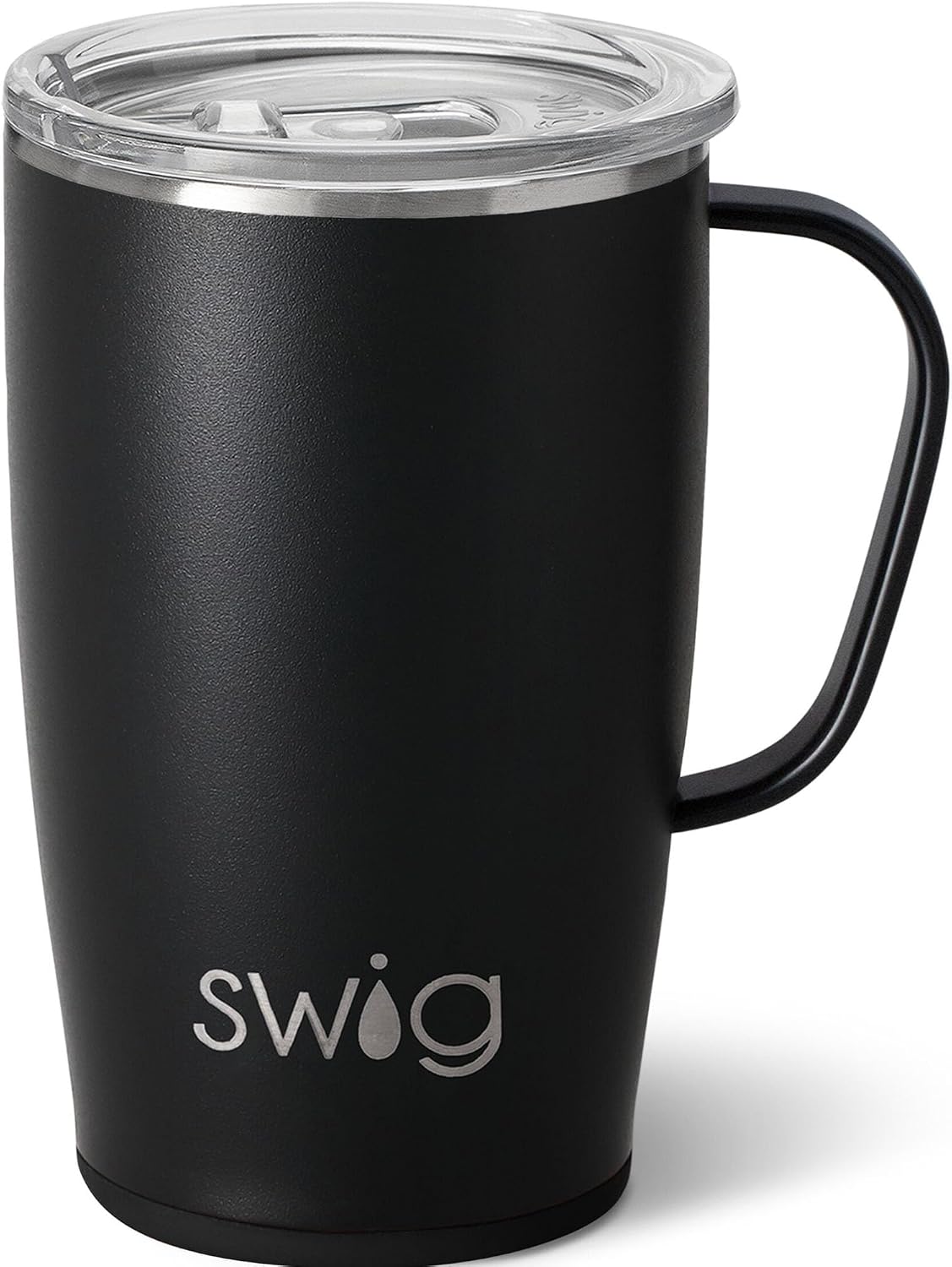 22oz Travel Mug, Insulated Tumbler with Handle and Lid, Cup Holder Friendly, Dishwasher Safe, Stainless Steel, Travel Coffee Cup, Insulated Mug with Lid (Ultra Violet)