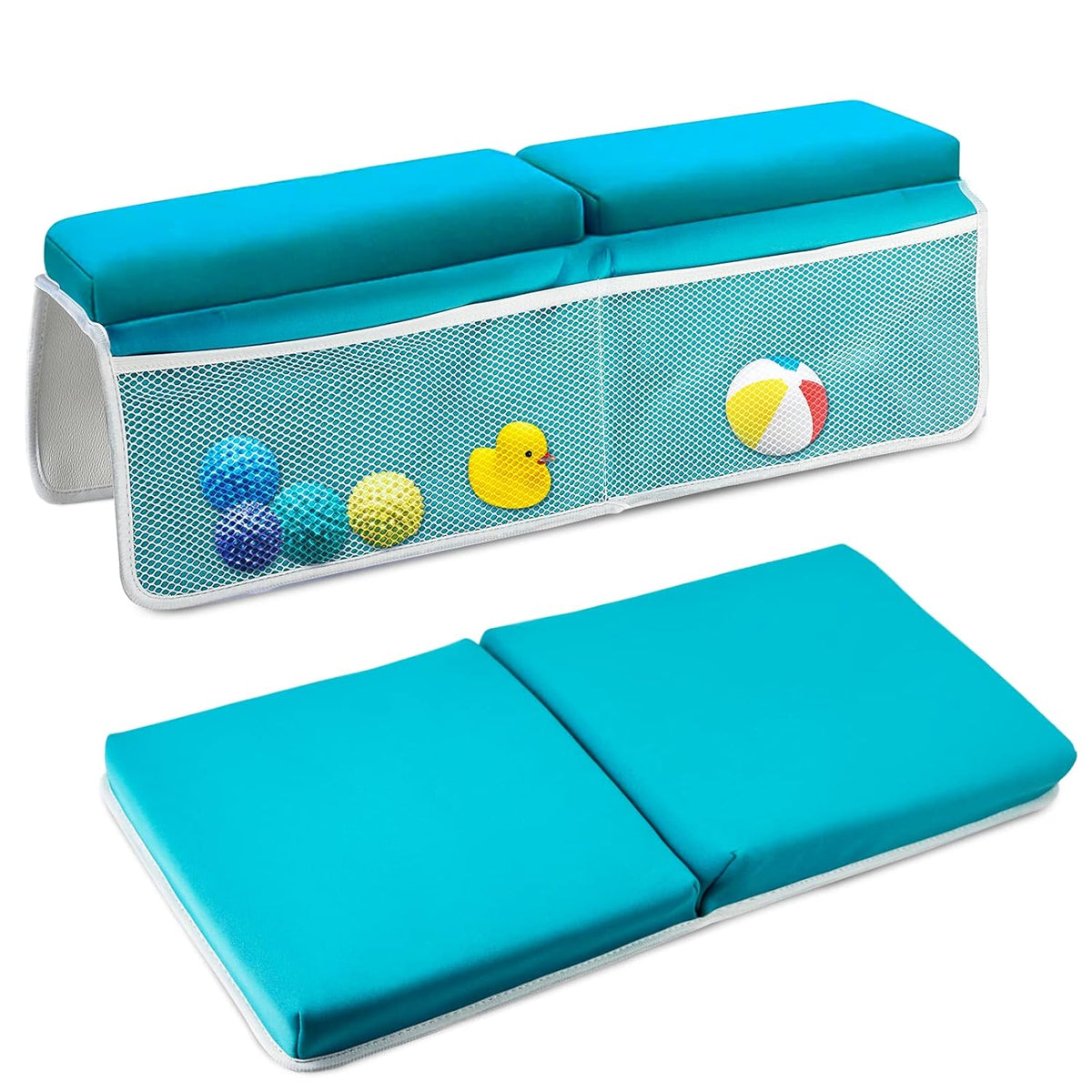 Baby Bath Kneeler and Elbow Rest Pad Set, Bathtub Kneeling Pad, Baby Accessories for Bath, Relieve Your Knees and Elbows
