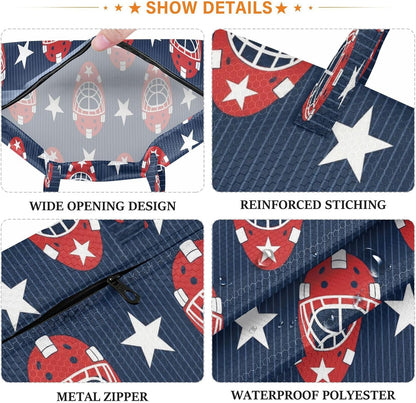 Hockey Star Sport Waterproof Travel Laundry Bag Reusable 2-pk