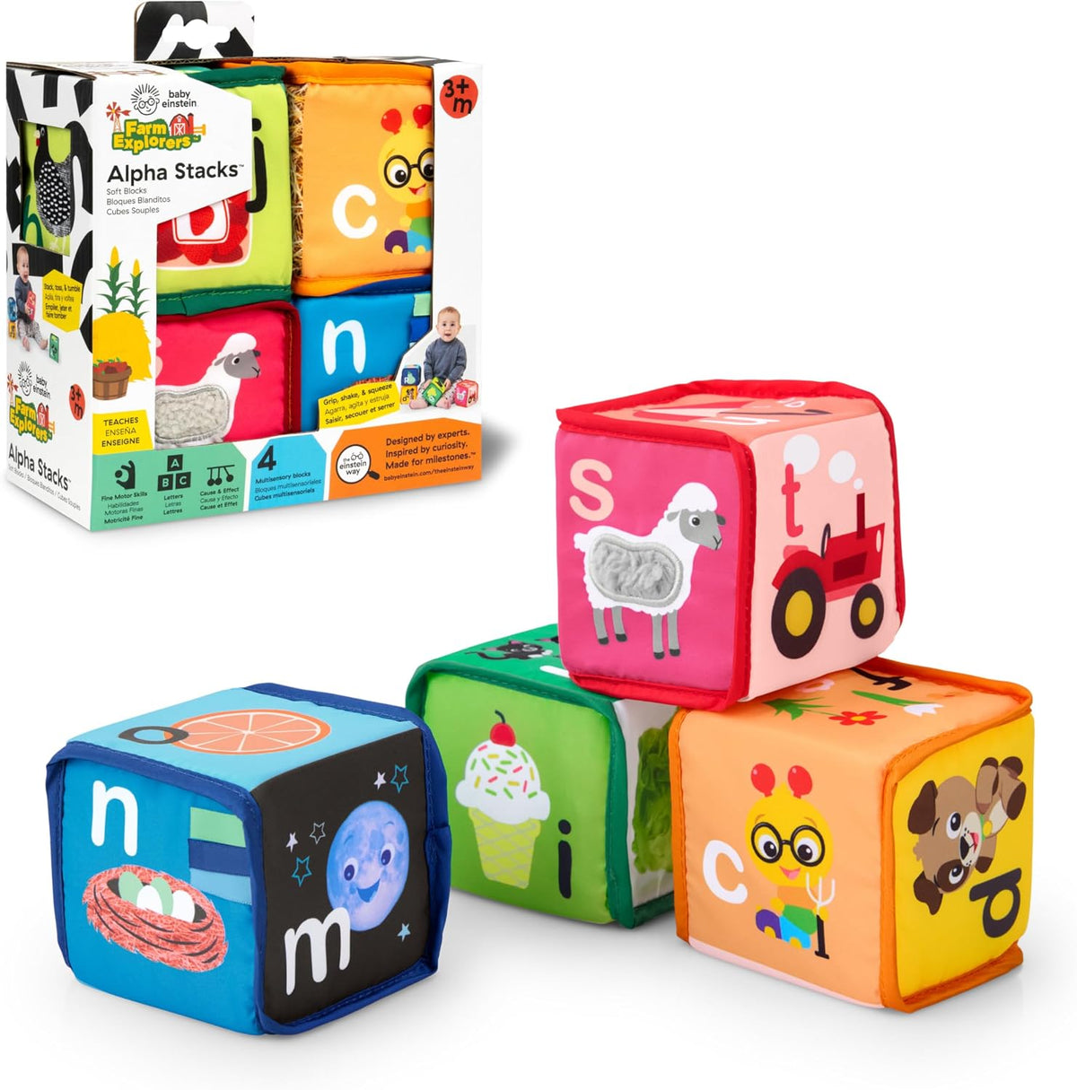 Flip for Art High Contrast Floor Activity Mirror with Take Along Cards, Tummy Time Play, Newborn+