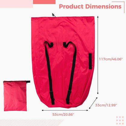 Travel Bag for Strollers, Lightweight Gate Check Bag for Airplane, Fits Single/Double Strollers with Shoulder Straps