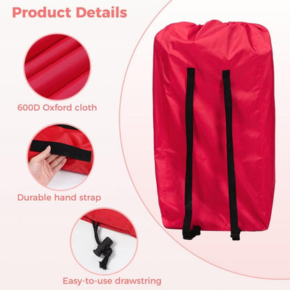 Travel Bag for Strollers, Lightweight Gate Check Bag for Airplane, Fits Single/Double Strollers with Shoulder Straps