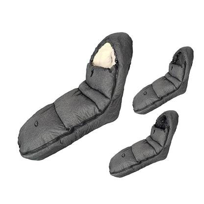 Stroller Footmuff, Stroller Blanket with Hoodie for Toddler Winter Stroller Cover, Stroller Bunting Bag with Fleece Lined Front Height Adjustable & Removable Baby Bunting Bag for 6M-4T