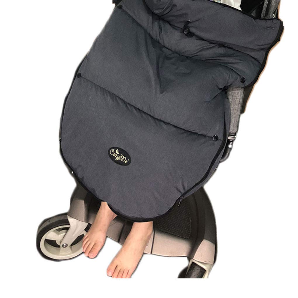 Stroller Footmuff, Stroller Blanket with Hoodie for Toddler Winter Stroller Cover, Stroller Bunting Bag with Fleece Lined Front Height Adjustable & Removable Baby Bunting Bag for 6M-4T