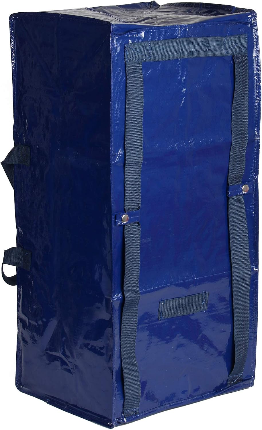 Eco-Friendly Reusable XL Moving Bag with Backpack Straps, Collapsible Storage Bag with Zipper – Foldable Tote for Home Organization & Everyday Use (4-pack)