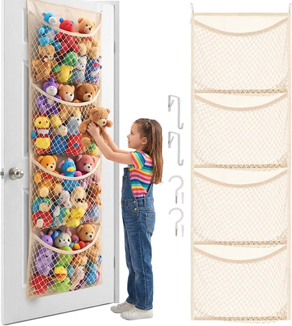 Cotton Over The Door Stuffed Animal Storage