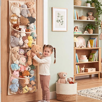 Cotton Over The Door Stuffed Animal Storage