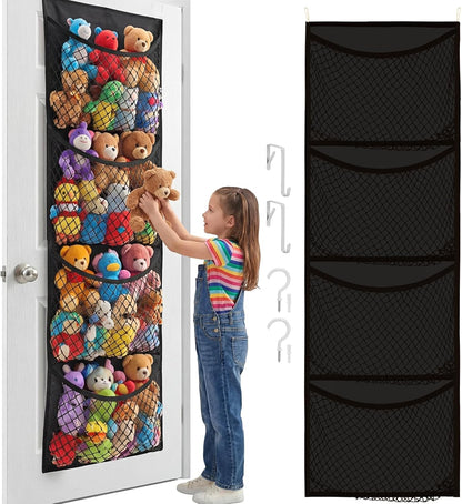 Cotton Over The Door Stuffed Animal Storage