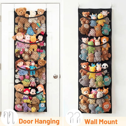 Cotton Over The Door Stuffed Animal Storage