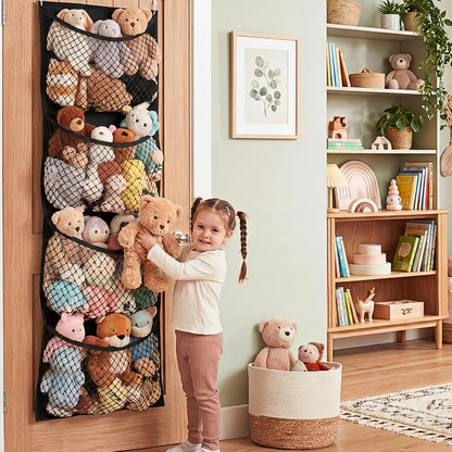 Cotton Over The Door Stuffed Animal Storage