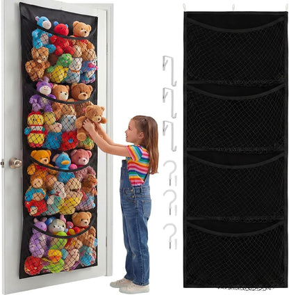 Cotton Over The Door Stuffed Animal Storage