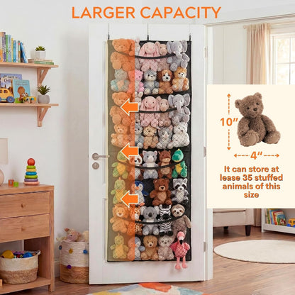 Cotton Over The Door Stuffed Animal Storage