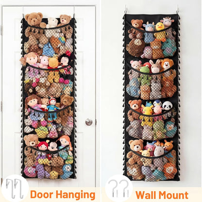 Cotton Over The Door Stuffed Animal Storage