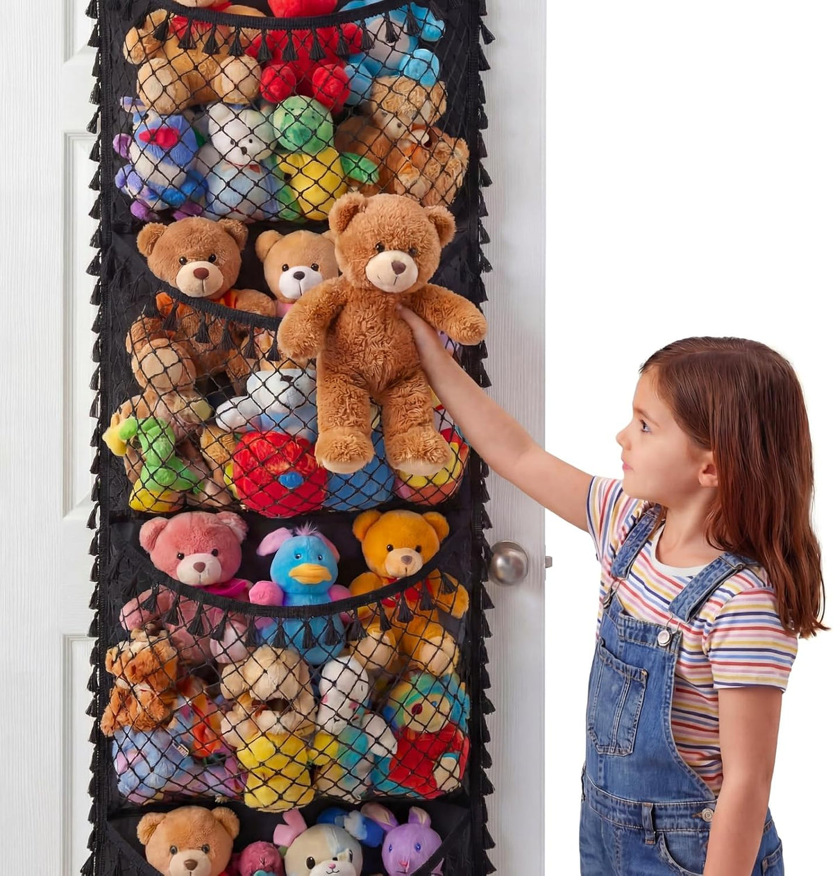 Cotton Over The Door Stuffed Animal Storage