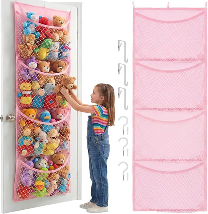 Cotton Over The Door Stuffed Animal Storage