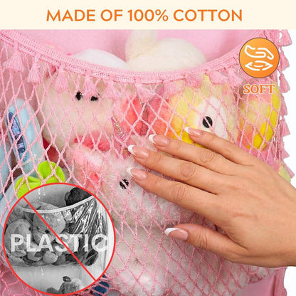 Cotton Over The Door Stuffed Animal Storage