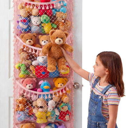 Cotton Over The Door Stuffed Animal Storage