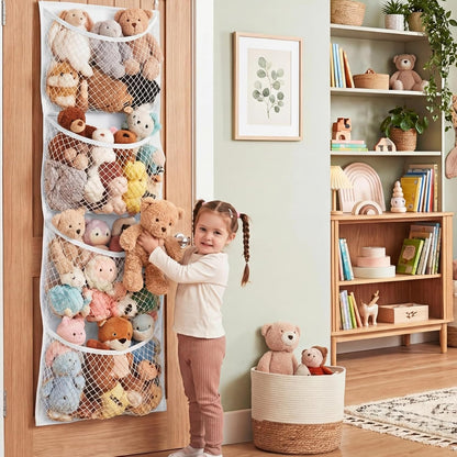 Cotton Over The Door Stuffed Animal Storage