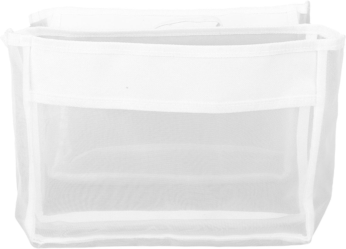 Large Capacity Bath Toy Storage Bag, Mesh Bathtub Toy Organizer with Suction Cup, MoldFree Bath Holder for Kids Room, Laundry Room, Bathroom, Easy Access & Quick Dry