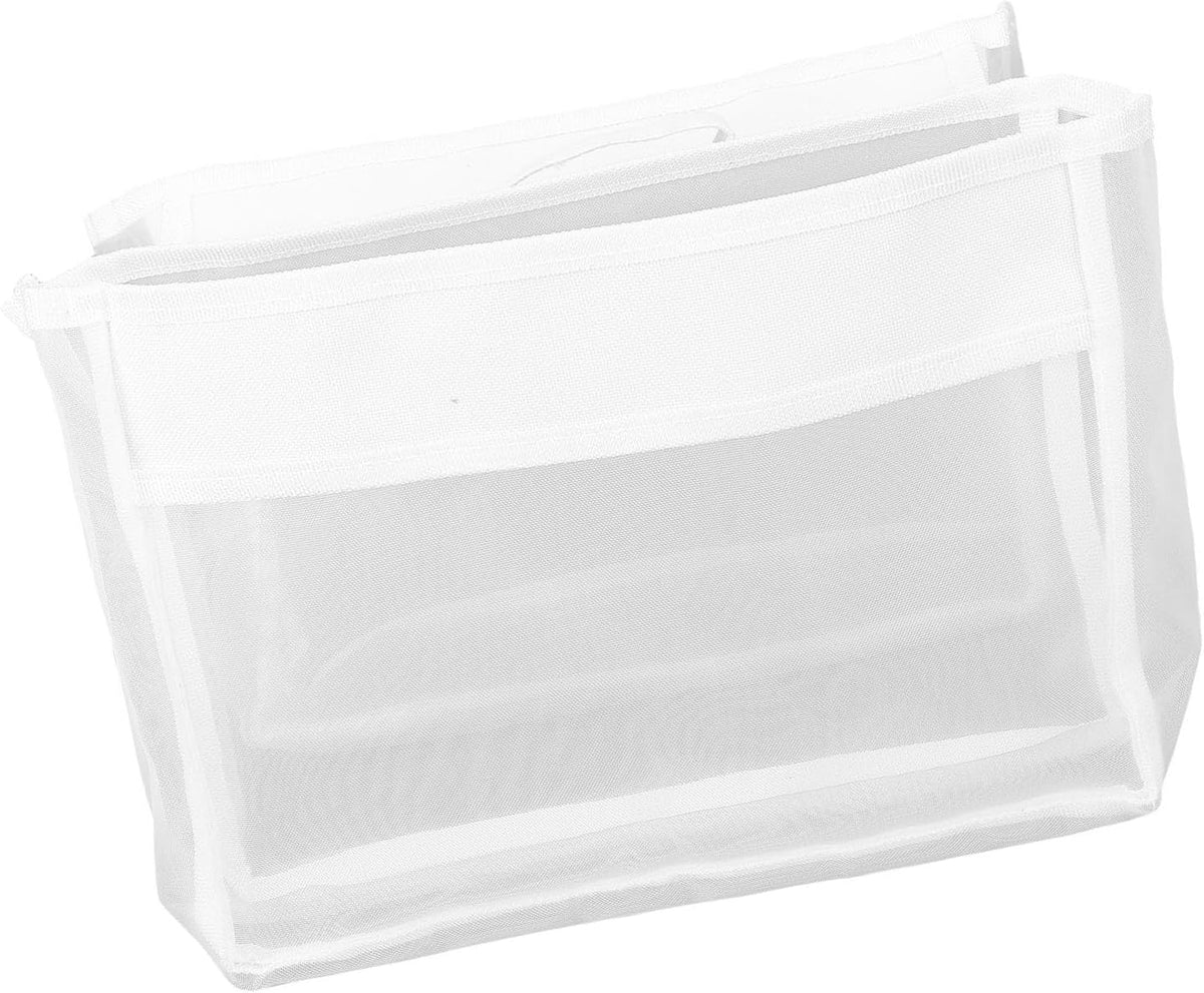 Large Capacity Bath Toy Storage Bag, Mesh Bathtub Toy Organizer with Suction Cup, MoldFree Bath Holder for Kids Room, Laundry Room, Bathroom, Easy Access & Quick Dry