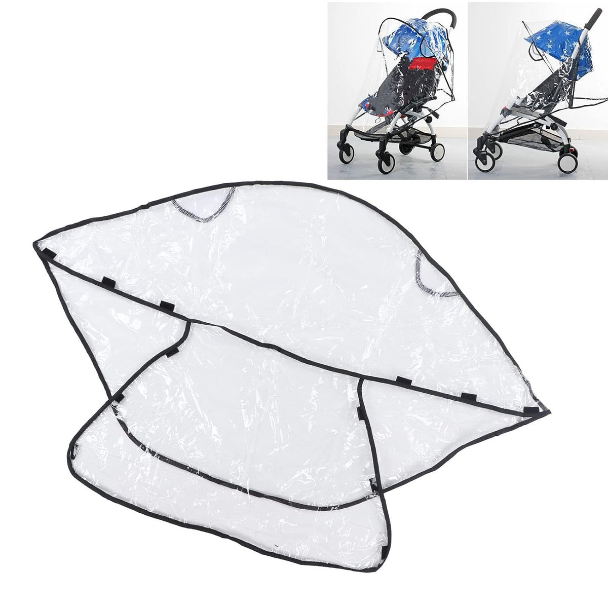 Universal Stroller Rain Cover - & Windproof Weather for Baby Travel