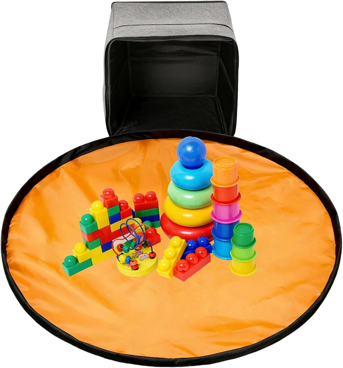 Toy Storage Organizer Washable Foldable with Zipper