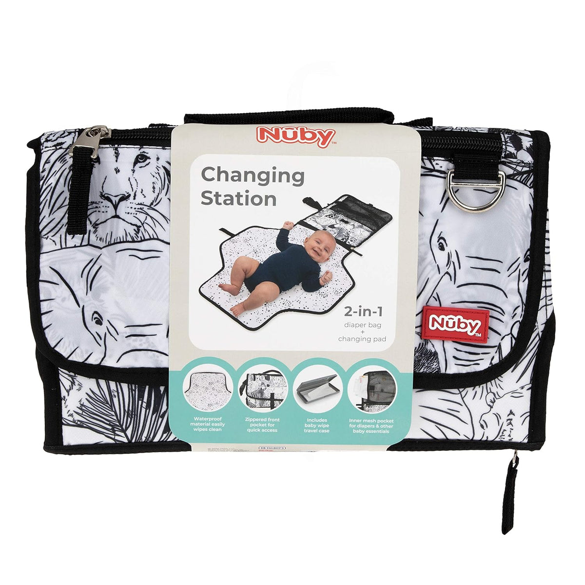 Nuby Portable Baby Changing Pad Station