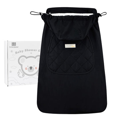 Bebamour Baby Carrier Winter Cover Universal Hoodie All Season Carrier Cover for Baby Carrier (Dark Grey)