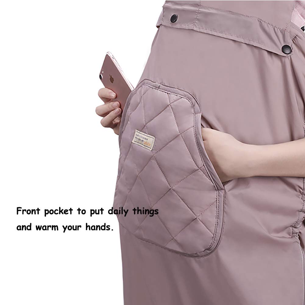 Bebamour Baby Carrier Winter Cover Universal Hoodie All Season Carrier Cover for Baby Carrier (Dark Grey)