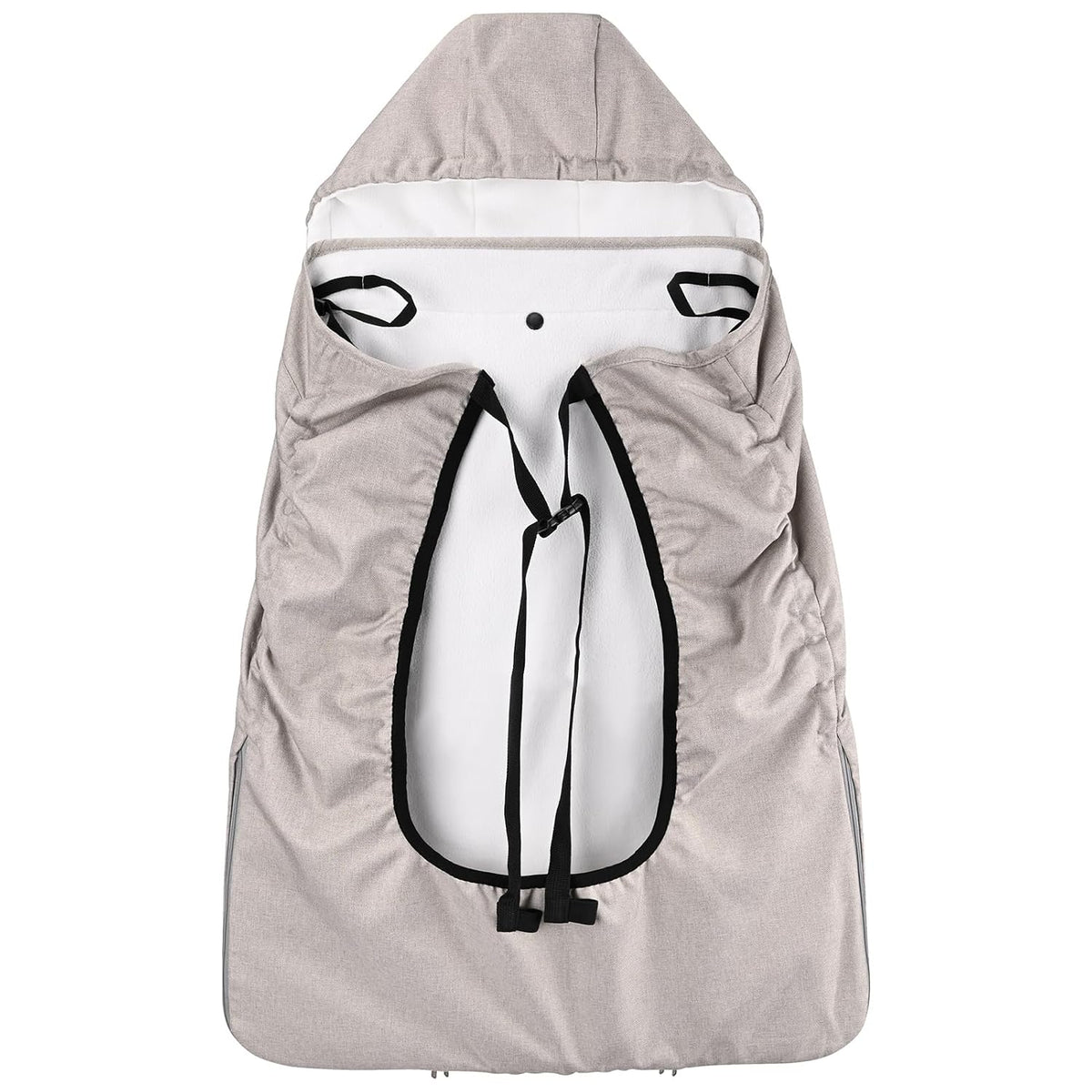 Bebamour Baby Carrier Winter Cover Universal Hoodie All Season Carrier Cover for Baby Carrier (Dark Grey)