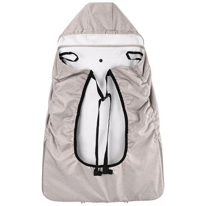 Bebamour Baby Carrier Winter Cover Universal Hoodie All Season Carrier Cover for Baby Carrier (Dark Grey)