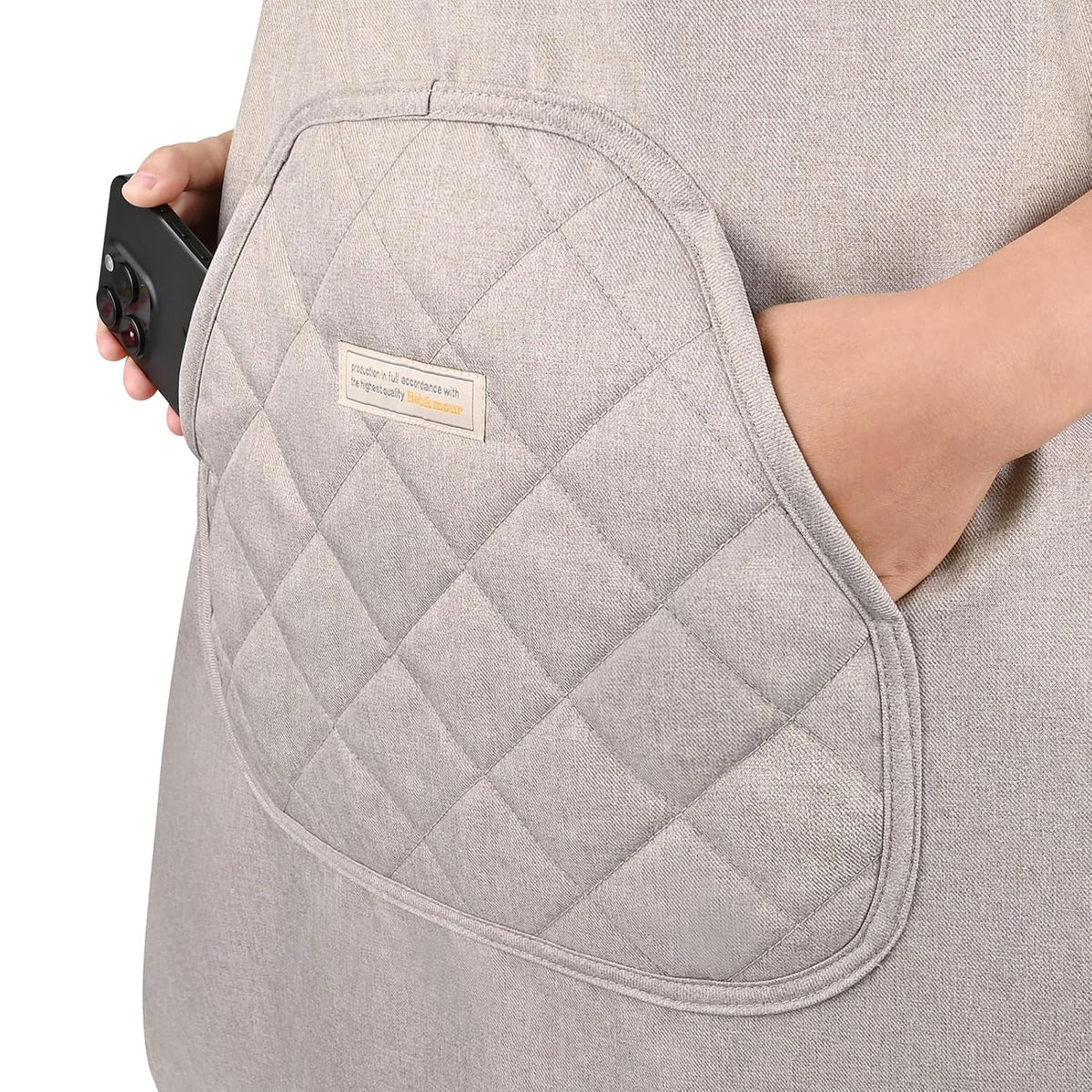 Bebamour Baby Carrier Winter Cover Universal Hoodie All Season Carrier Cover for Baby Carrier (Dark Grey)