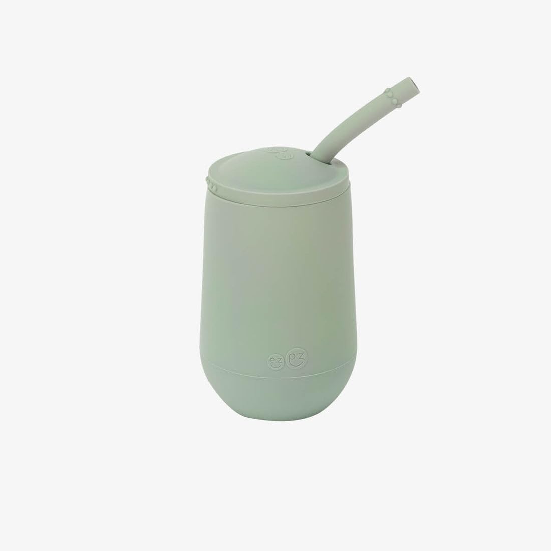 Preschool Feeding Set 24m+ (Sage) Happy Mat + Happy Utensils + Happy Cup + Straw Training System Toddler Essentials