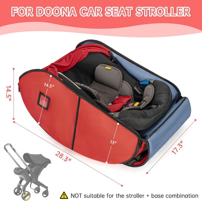 Padded Car Seat Travel Bag Compatible with Doona Car Seat Stroller