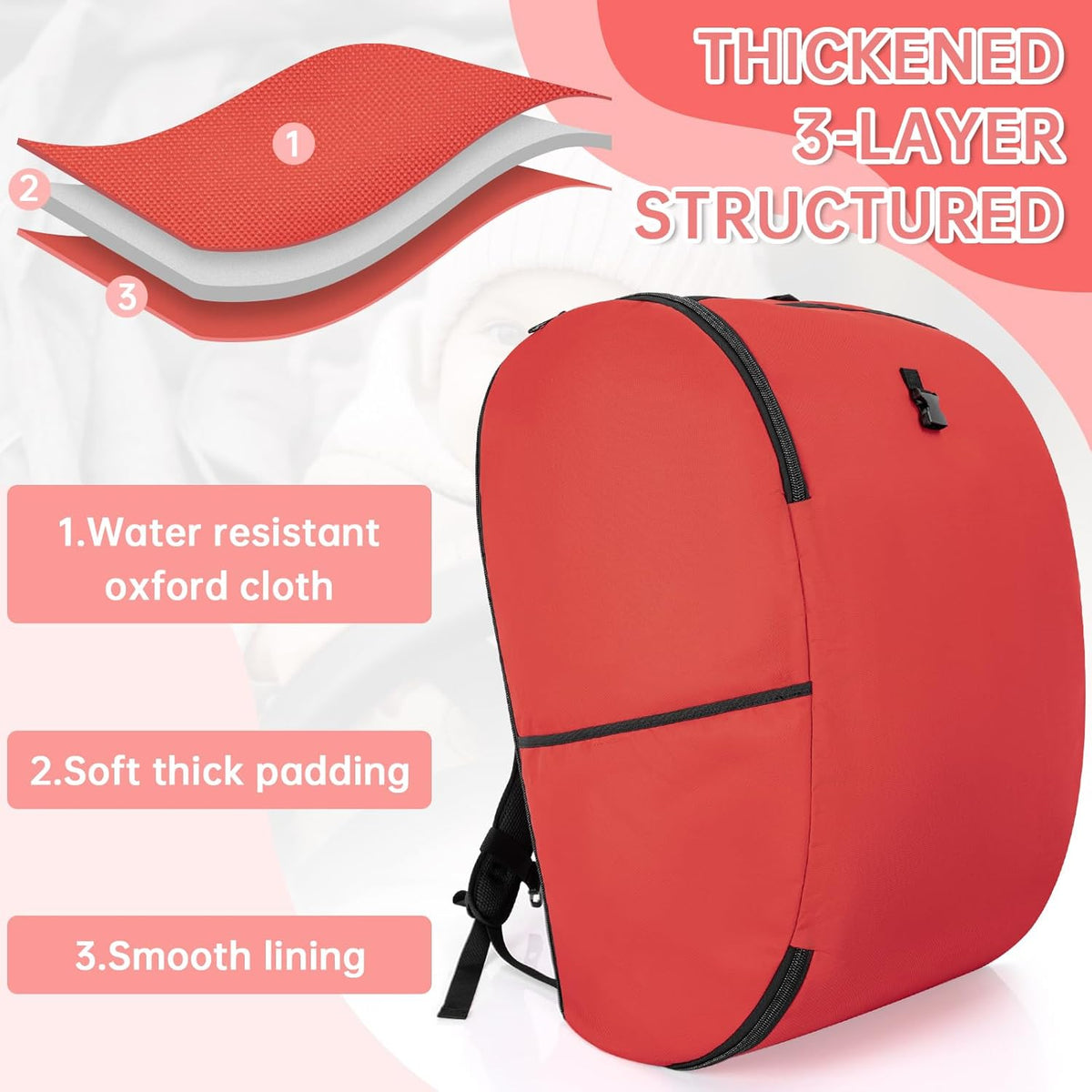 Padded Car Seat Travel Bag Compatible with Doona Car Seat Stroller