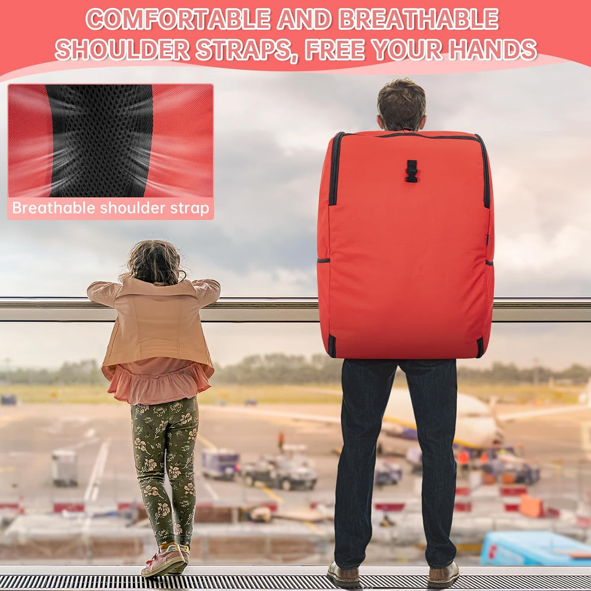 Padded Car Seat Travel Bag Compatible with Doona Car Seat Stroller
