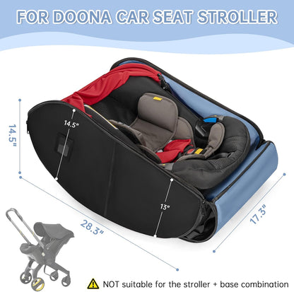 Padded Car Seat Travel Bag Compatible with Doona Car Seat Stroller
