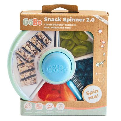 Small Snack Spinner Slide, 4 Compartment Dispenser and Lid