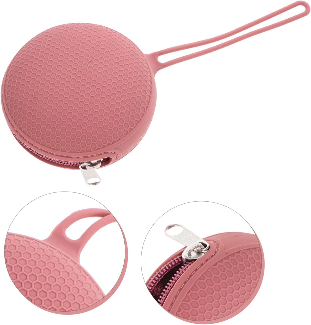 Reusable Pacifier Pouch Soft Storage Bag for Pacifiers Keys Earplugs Adorable Travel Organizer for Strollers and Diaper Bags Dark Honeycomb
