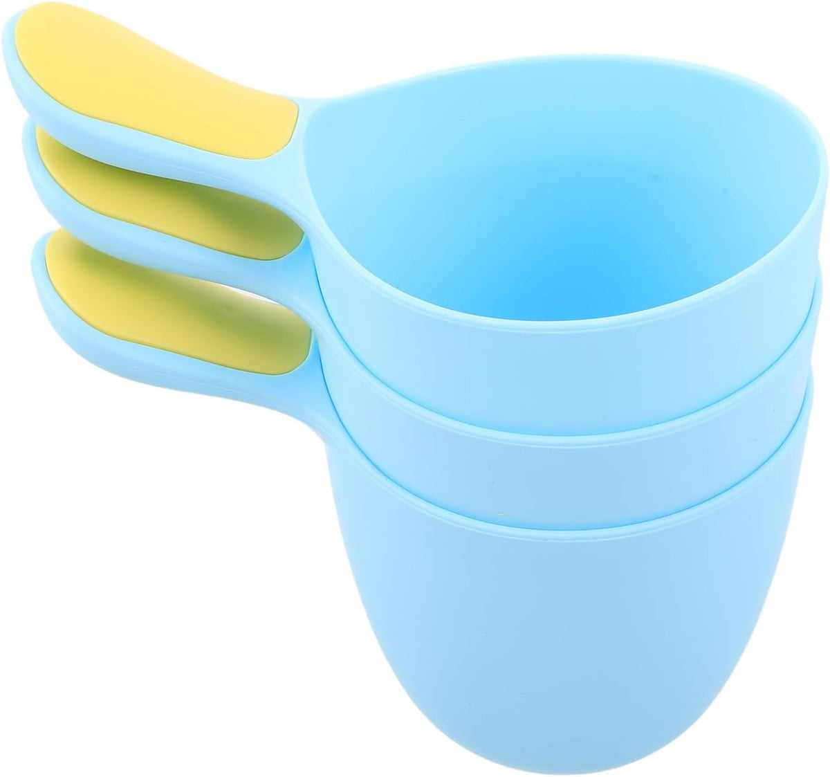 Rinse Cup Shampooing Water Rinser for Newborns 3pcs with Ergonomic Nonslip Handle, Pp Material for Hair and Head, for Bath Time