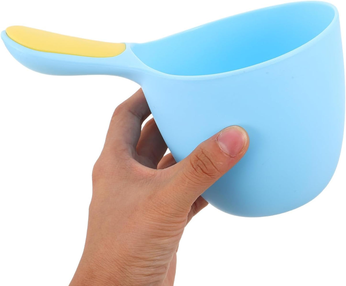 Rinse Cup Shampooing Water Rinser for Newborns 3pcs with Ergonomic Nonslip Handle, Pp Material for Hair and Head, for Bath Time