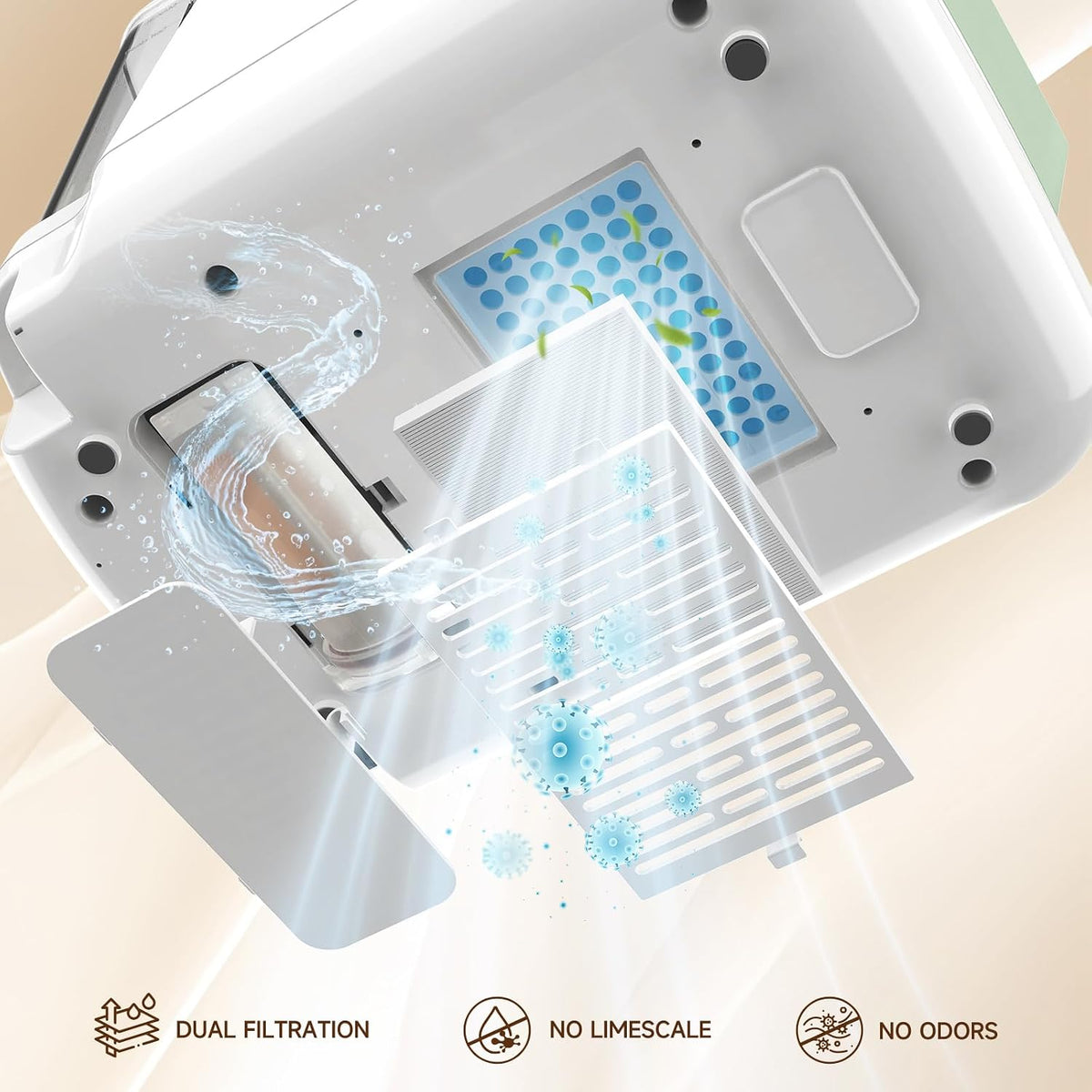 Upgraded 4-in-one Baby Bottle Washer, Sterilizer, Dryer and Storage Machine