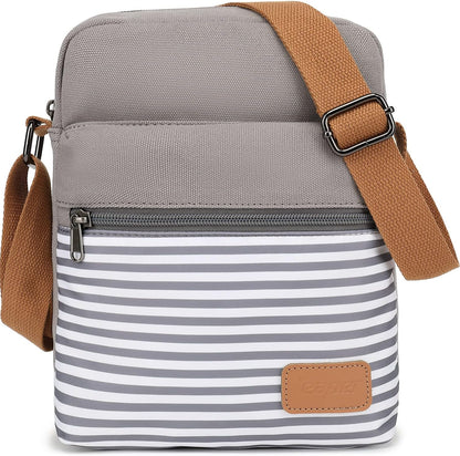 Girls Crossbody Purses for Kids 2 PCS Cross Body Bag Women Messenger Bag Girls Canvas Bag Cross Body Purse Set - Colors B