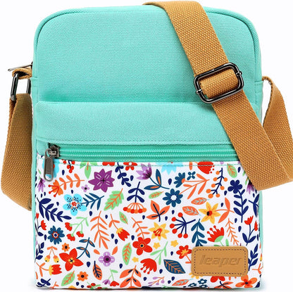 Girls Crossbody Purses for Kids 2 PCS Cross Body Bag Women Messenger Bag Girls Canvas Bag Cross Body Purse Set - Colors B
