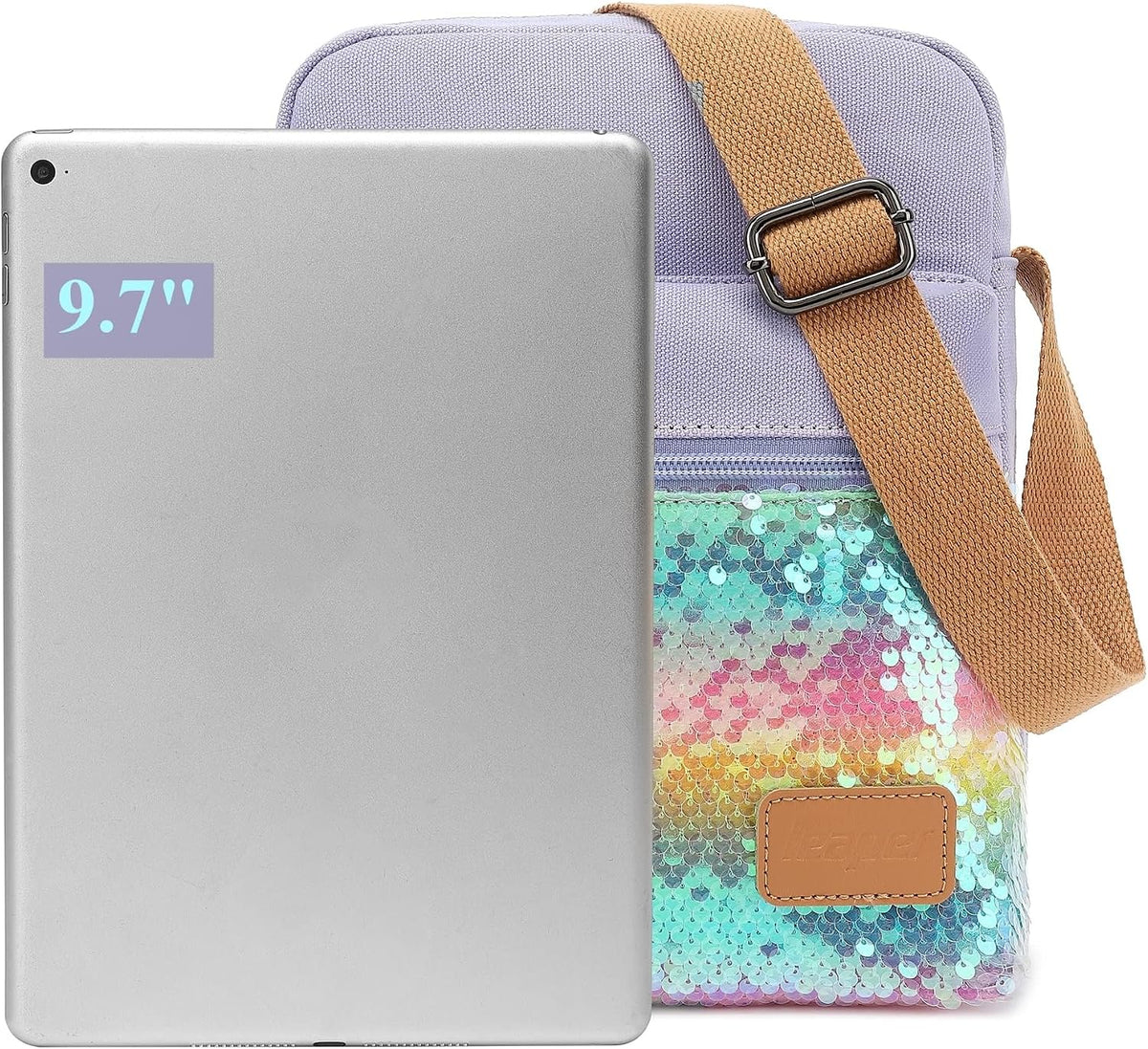 Girls Crossbody Purses for Kids 2 PCS Cross Body Bag Women Messenger Bag Girls Canvas Bag Cross Body Purse Set - Colors B
