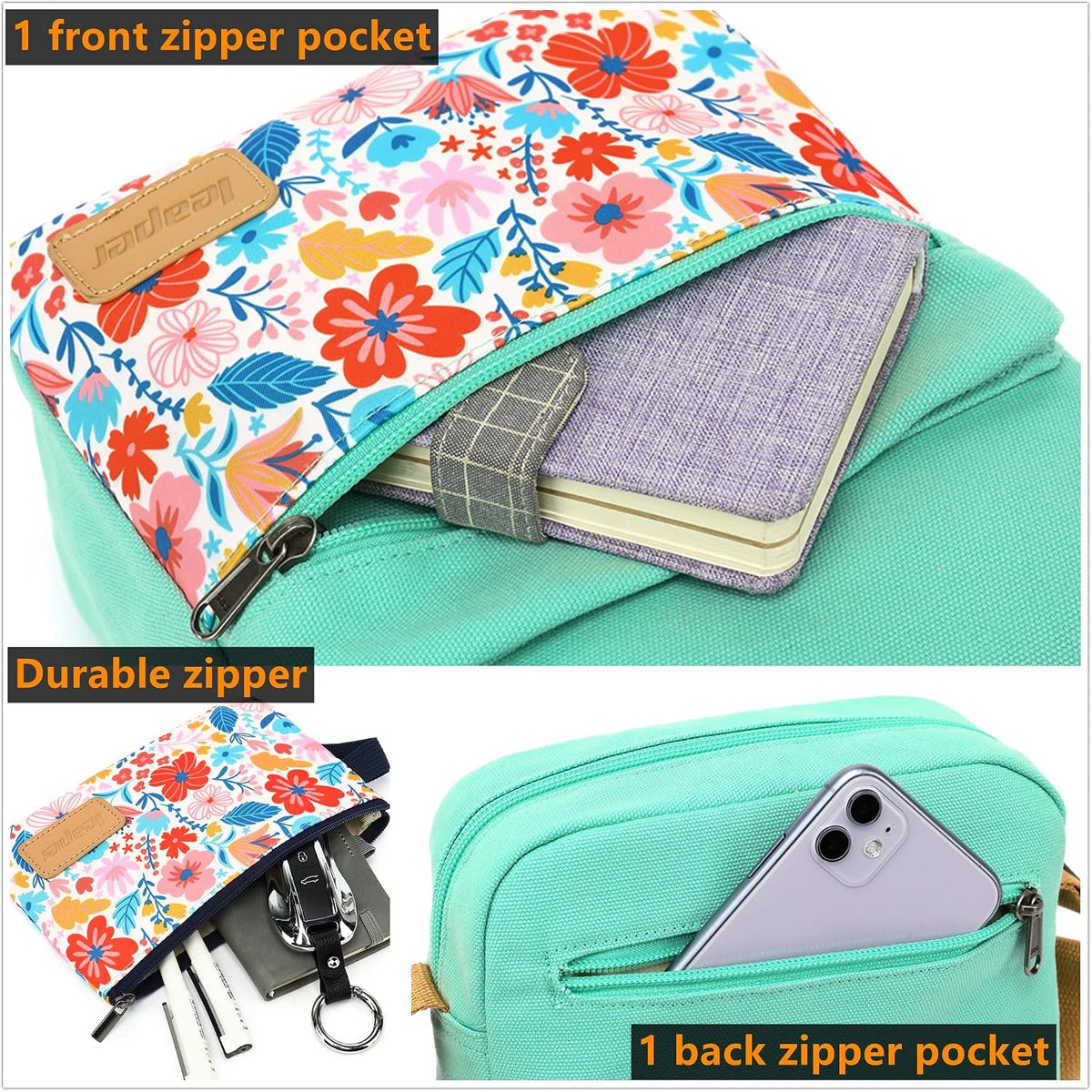 Girls Crossbody Purses for Kids 2 PCS Cross Body Bag Women Messenger Bag Girls Canvas Bag Cross Body Purse Set - Colors B
