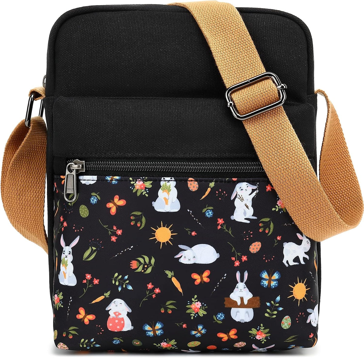 Girls Crossbody Purses for Kids 2 PCS Cross Body Bag Women Messenger Bag Girls Canvas Bag Cross Body Purse Set - Colors B