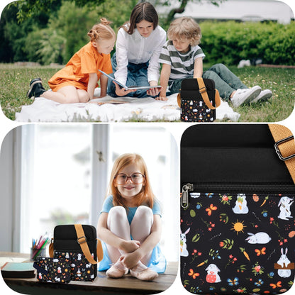 Girls Crossbody Purses for Kids 2 PCS Cross Body Bag Women Messenger Bag Girls Canvas Bag Cross Body Purse Set - Colors B