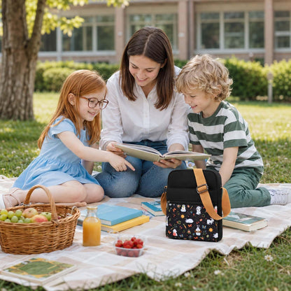 Girls Crossbody Purses for Kids 2 PCS Cross Body Bag Women Messenger Bag Girls Canvas Bag Cross Body Purse Set - Colors B